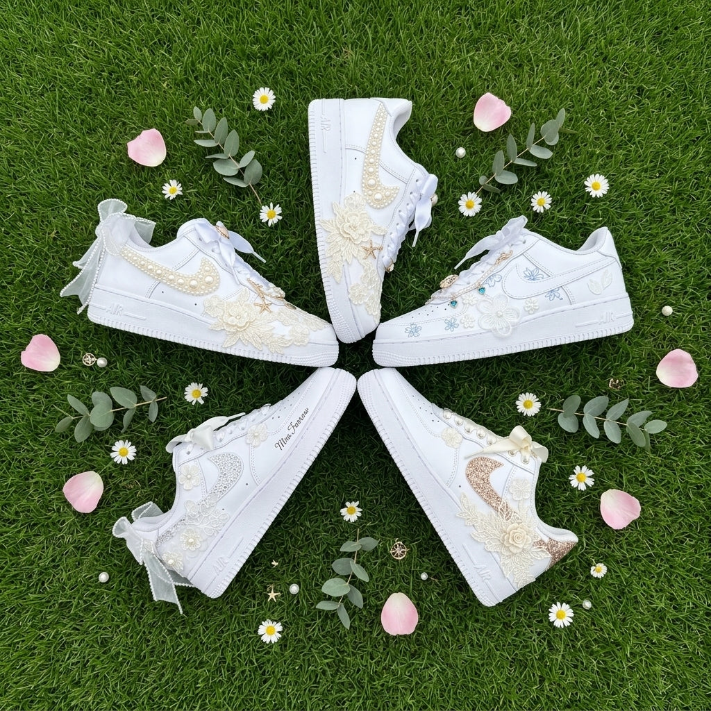 Custom wedding shoes