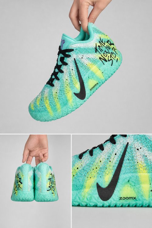 Nike Ja 3 Custom Basketball Shoes – The Next Stop Green Lightning Design, Futuristic ZoomX Performance Sneakers