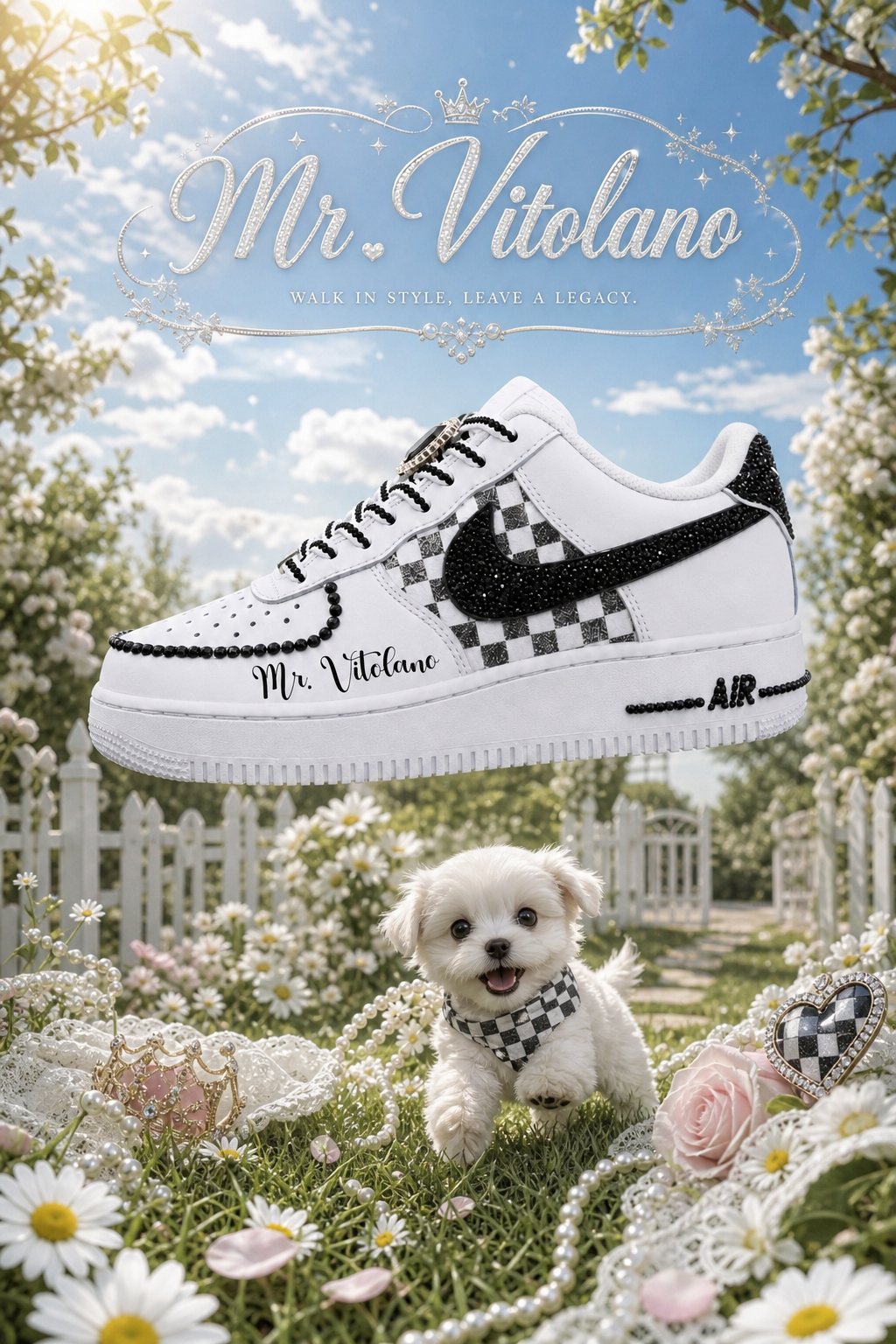Custom Wedding Sneakers for Groom, Personalized Bridal Shoes, Custom Wedding Shoes