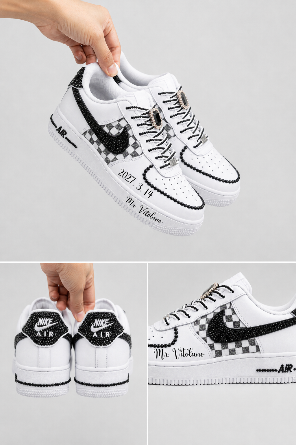 Custom Wedding Sneakers for Groom, Personalized Bridal Shoes, Custom Wedding Shoes