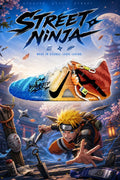 Nike Ja 3 Custom Basketball Shoes – Street Ninja Anime Ninja Design, Futuristic ZoomX Performance Sneakers