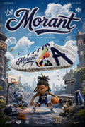 Nike Ja 3 Custom Basketball Shoes, Morant 12 Edition with Memphis Basketball Inspired Streetwear Design