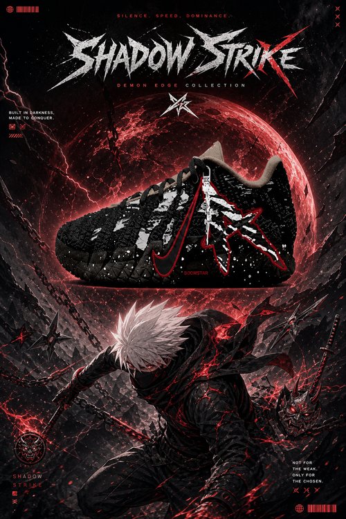 Nike Ja 3 Custom Basketball Shoes Shadow Strike Edition – Black Red Graphic Design Performance Sneakers