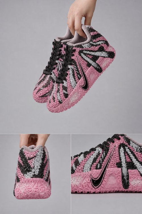 Nike Ja 3 Custom Basketball Shoes – Fantasy Tiger Pink Black Design, Wild Animal Inspired Performance Sneakers