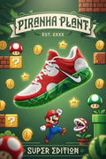 Custom Nike Ja 3 Basketball Shoes, Hand Painted Super Edition Gaming Design with Red Green Retro Arcade Artwork