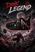 Nike Ja 3 Custom Basketball Shoes – Dark Legend Black Red Shadow Design, Warrior Inspired Performance Sneakers