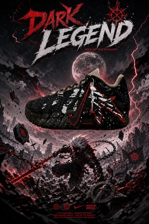 Nike Ja 3 Custom Basketball Shoes – Dark Legend Black Red Shadow Design, Warrior Inspired Performance Sneakers