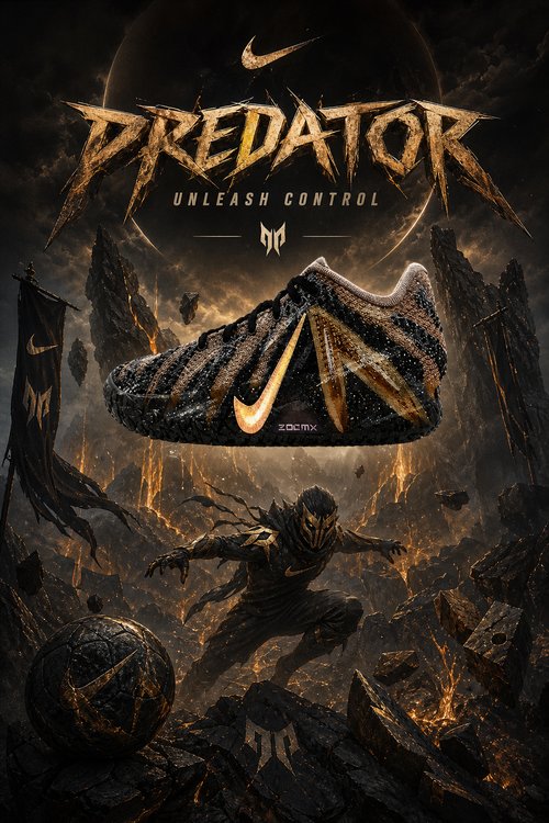 Nike Ja 3 Custom Basketball Shoes – Predator Gold Black Design, Dark Warrior Inspired Performance Sneakers