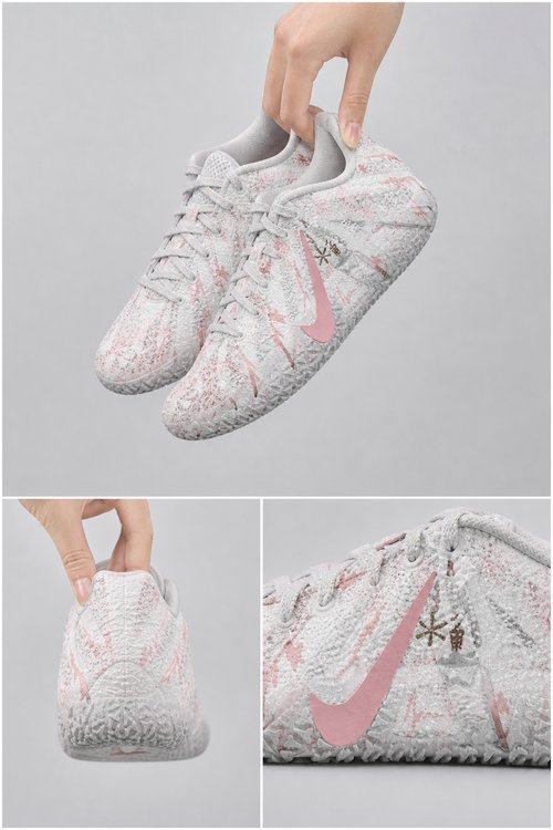 Nike Ja 3 Custom Basketball Shoes Sakura Pink Edition, Performance Sneakers with Japanese Inspired Design