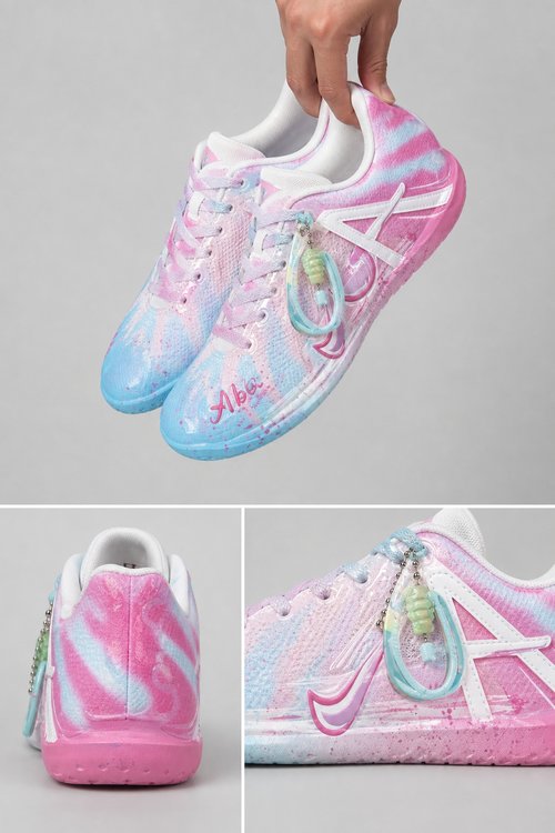 Nike Ja 3 Custom Basketball Shoes – Mabu Dream Walker Pastel Candy Dreamland Design, Futuristic ZoomX Performance Sneakers