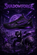 Custom Kobe Basketball Shoes – Shadow Forge Purple Galaxy Design, Dark Fantasy Performance Sneakers