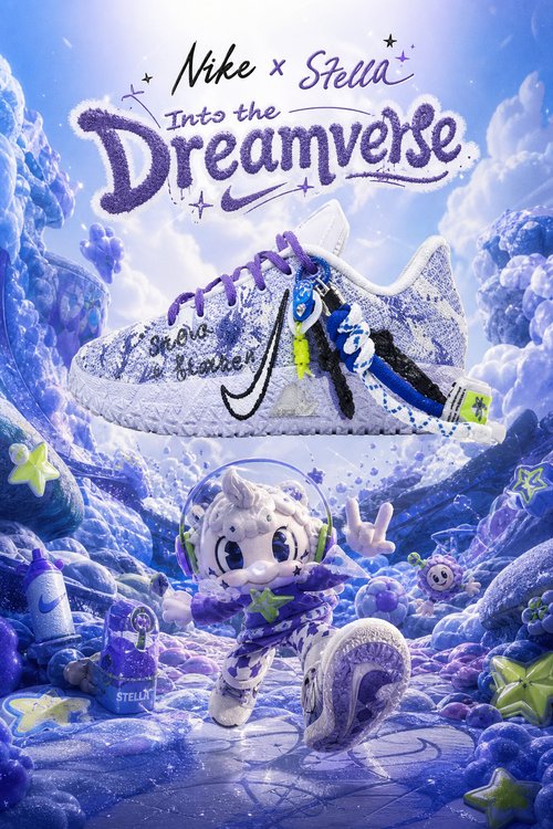 Nike Ja 3 Custom Basketball Shoes – Dreamverse Purple Galaxy Design, Futuristic ZoomX Performance Sneakers