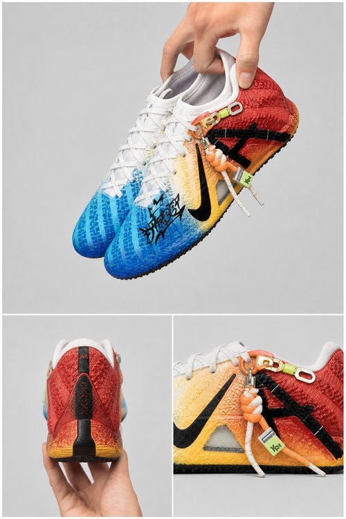 Nike Ja 3 Custom Basketball Shoes – Street Ninja Anime Ninja Design, Futuristic ZoomX Performance Sneakers