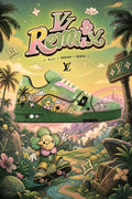 LV Custom Gradient Hand‑Painted Sneakers LV Remix Tropical Cartoon Floral Rainbow Pastel Skate Chunky Trainer Shoes