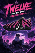 Nike Ja 3 Custom Basketball Shoes Pink Black "Twelve" Inspired Design, Performance Sneakers for Basketball Players