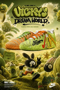 Nike Ja 3 Custom Basketball Shoes, Vickys Dream World Edition with Green Orange Fantasy Art Design